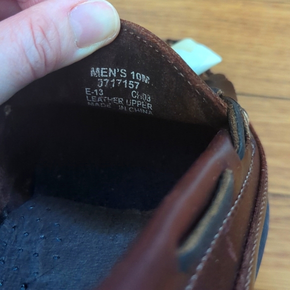 New! Dark Brown Leather Sperry Loafers - Men's Size 10M - Picture 6 of 8